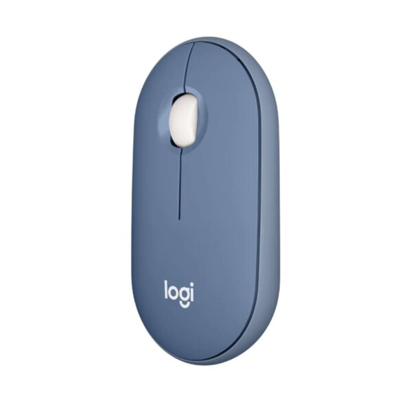 Logitech | Pebble Wireless Mouse, Bluetooth, Silent, Quiet Click, Blueberry - Picture 4 of 7